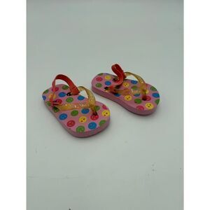 Little‎ Girls Pink Smiley Sandals 3